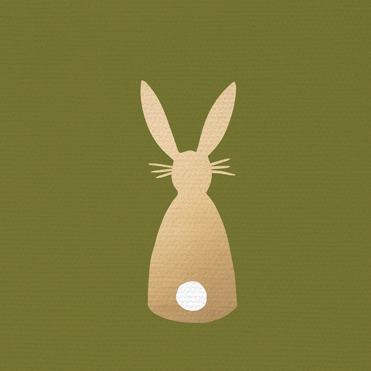 Servietten Bunny Canvas green