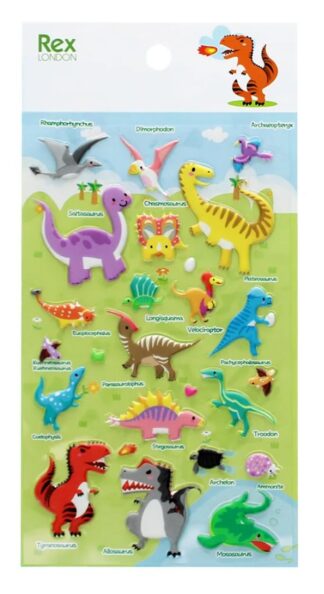 3D-Stickers Dinosaurier