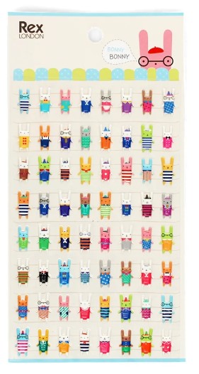 3D-Stickers Bonny Bunny