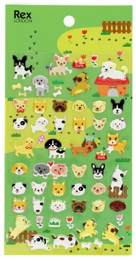 3D-Stickers Dogs
