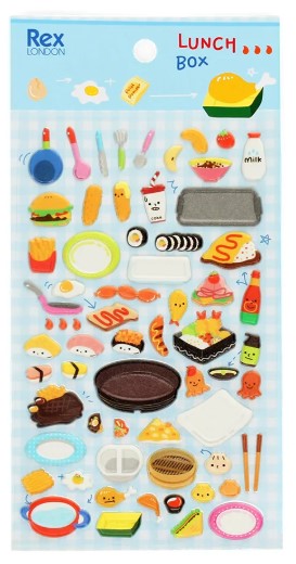 3D-Stickers Lunchbox