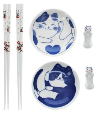 Japanisches Nudel-Set Katzen