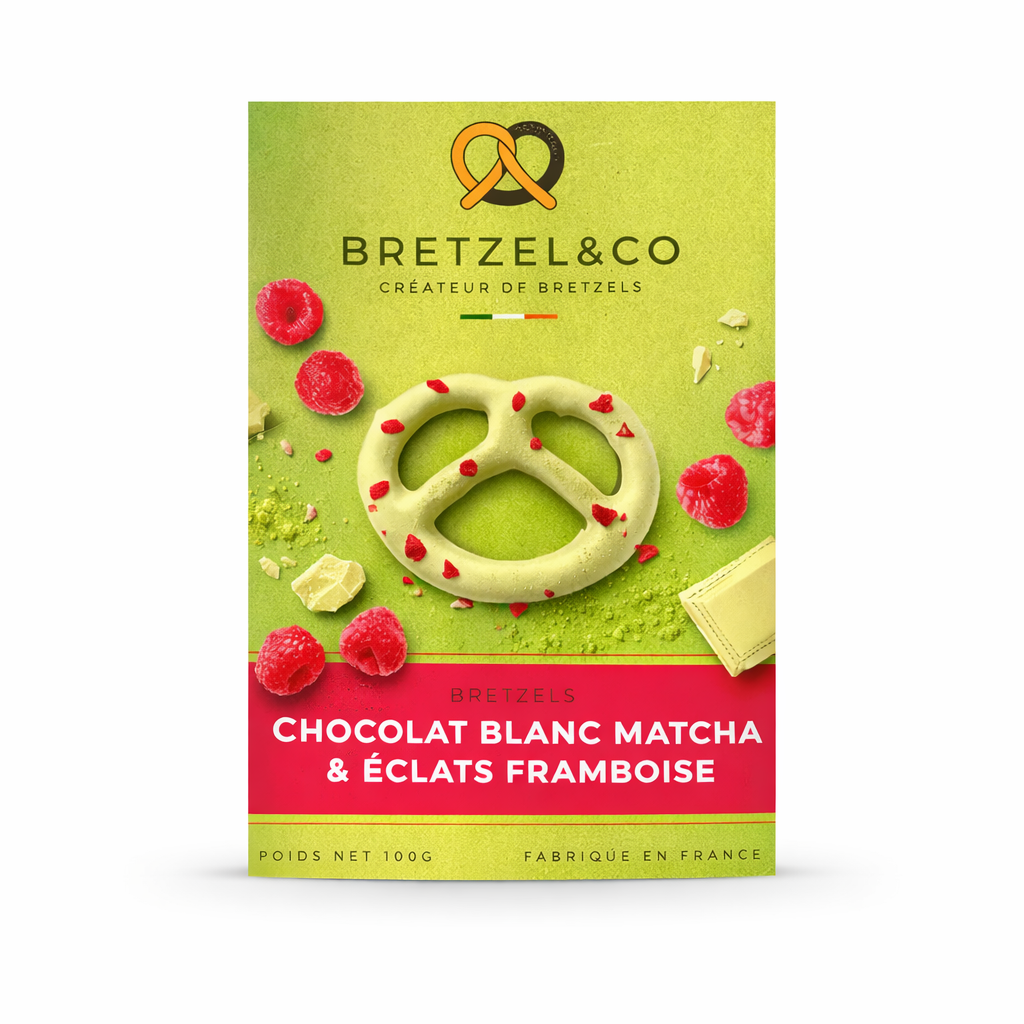 Brezeln Matcha&Himbeere