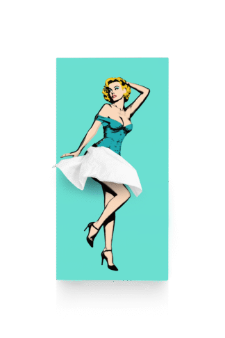 Kleenexbox Tissue Up Girl STELLA