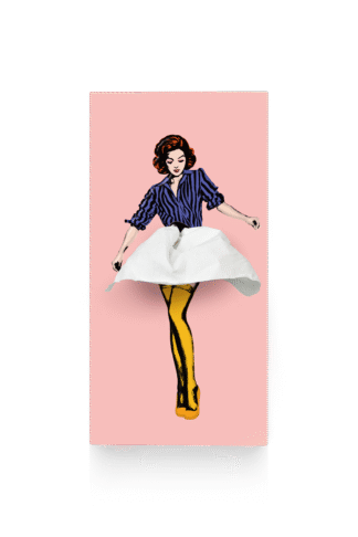 Kleenexbox Tissue Up Girl RUBY