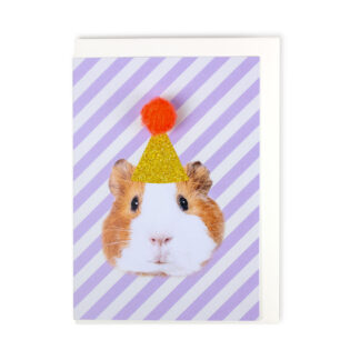 Faltkarte Partytiere Meerschweinchen