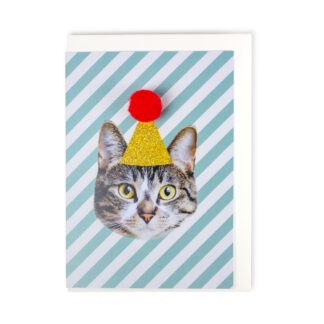 Faltkarte Partytiere Katze