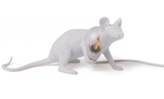 Mauslampe gehend weiss