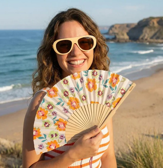 Fächer GARDEN FLOWERS – Bild 3