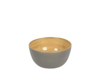 Schüssel BAMBOO 10x5cm naturgrau