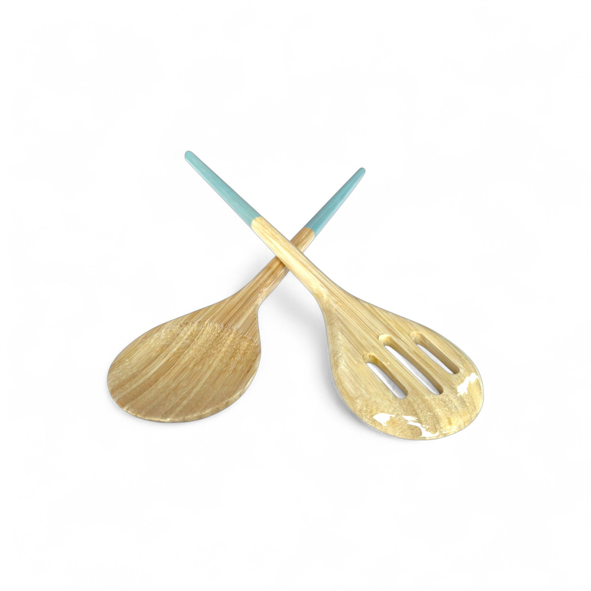 Salatbesteck BAMBOO 32,5cm eisblau