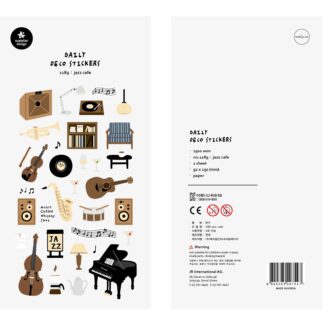 Daily Deco Stickers JAZZ CAFE